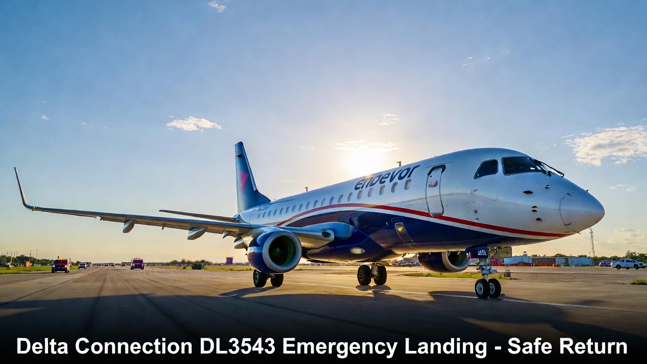 delta connection dl3543 emergency landing