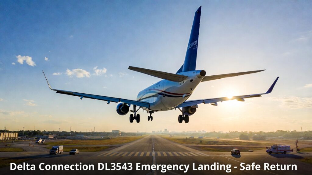 delta connection dl3543 emergency landing